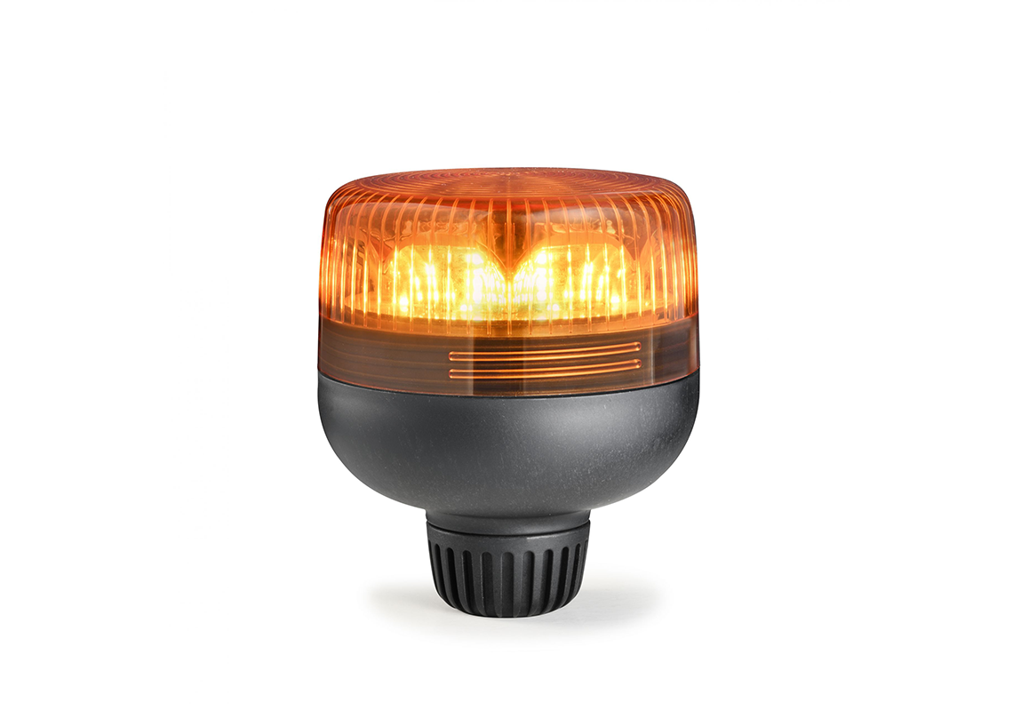 Gyrophare orange rotatif fixation hampe CL1 - EVOLUX